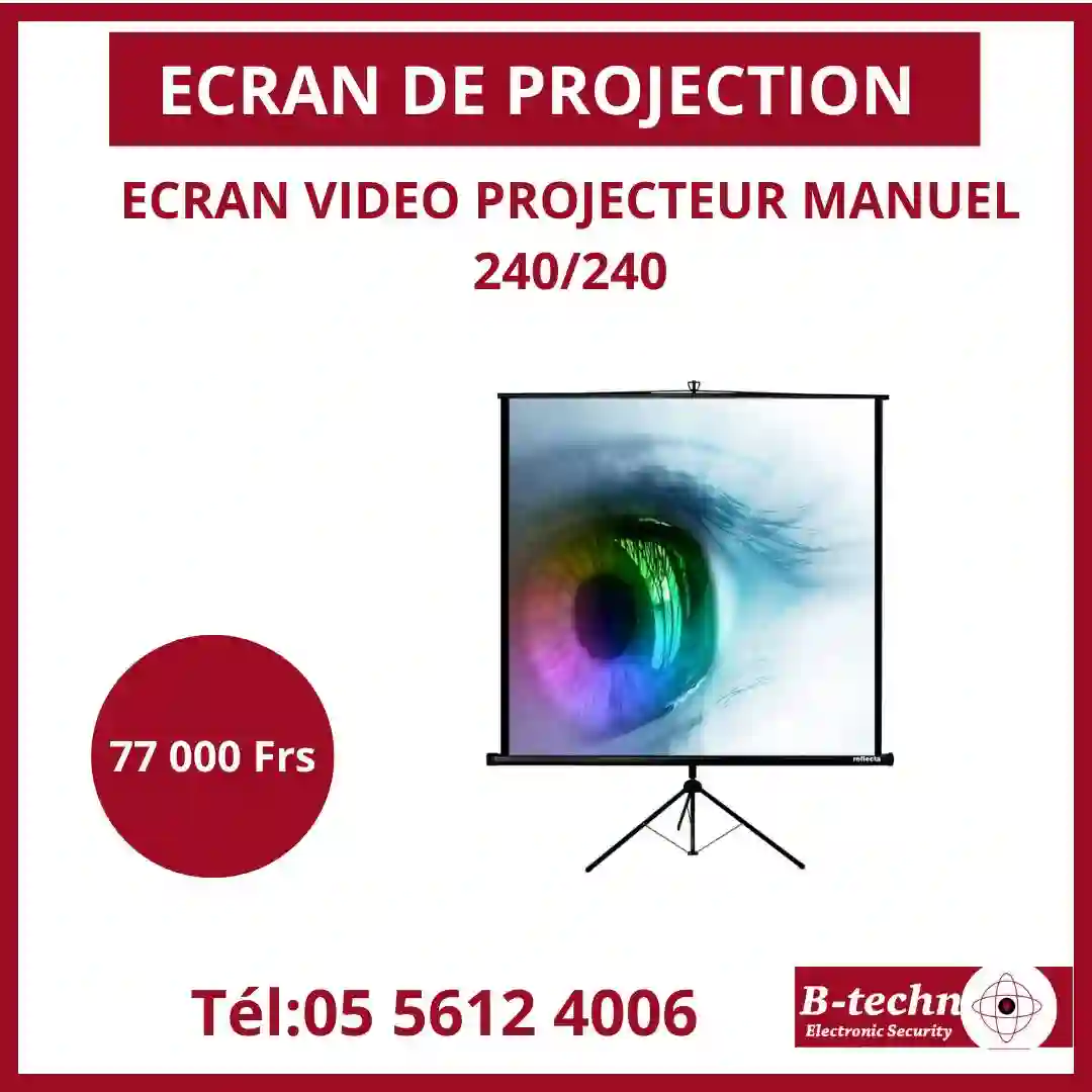 VIDEOPROJECTEUR ET TABLEAU DE PROJECTION A VENDRE