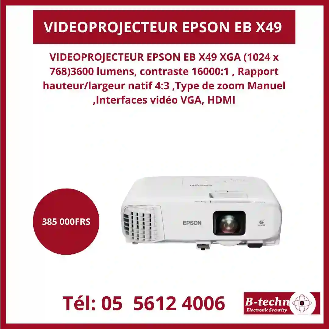 VIDEOPROJECTEUR ET TABLEAU DE PROJECTION A VENDRE - Vue 3