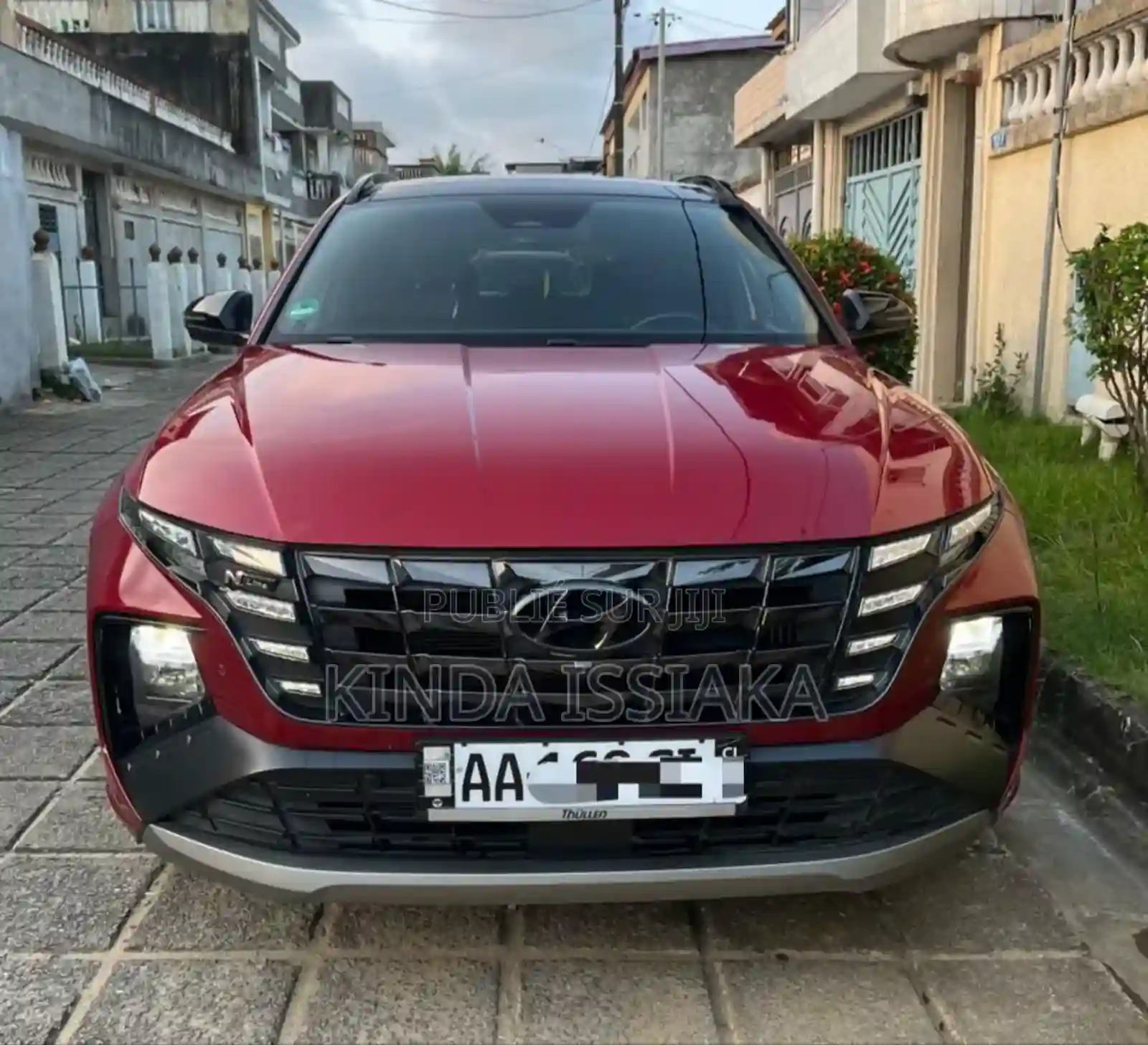 Hyundai Tucson N Line 2022 Rouge - Vue 2