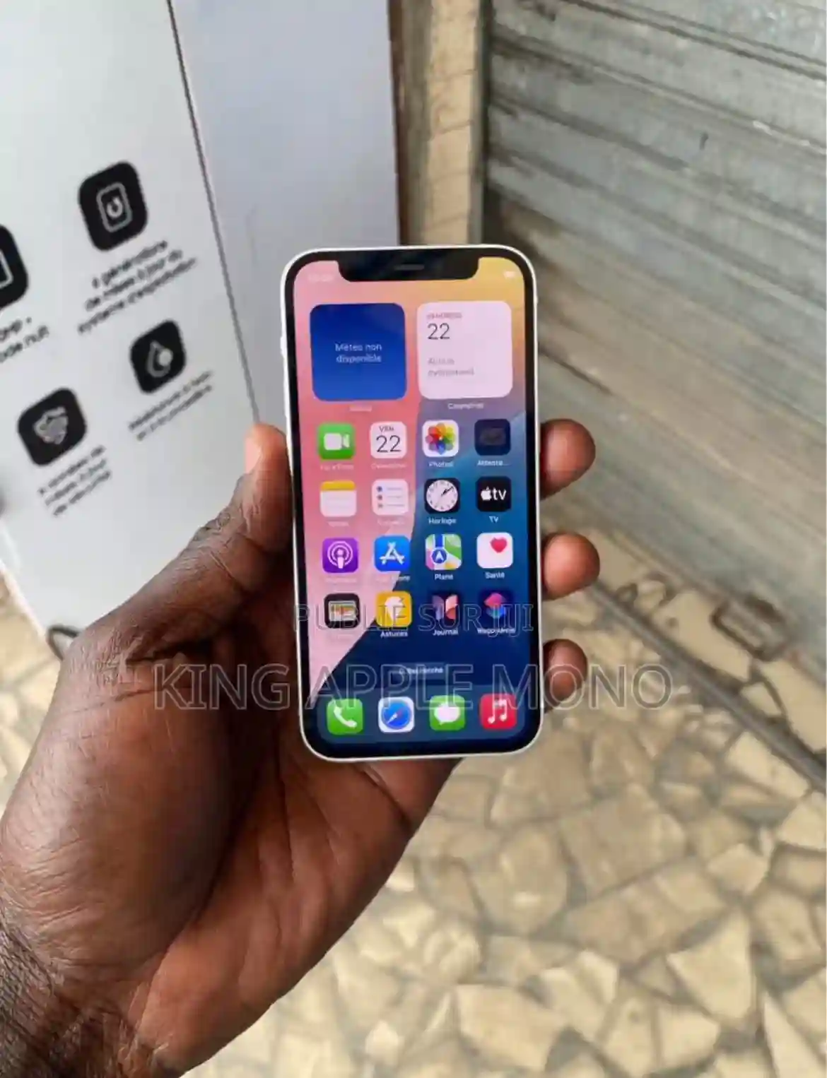 Pomme Iphone 12 128 GB Blanc - Vue 1