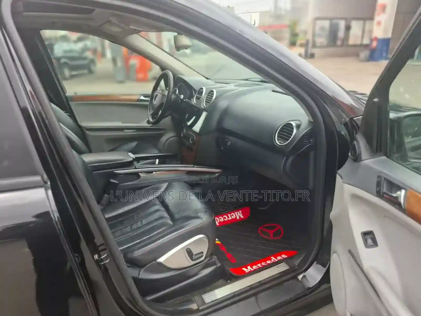Mercedes-benz M Class ML 350 AWD 4matic (35l V6 7A) 2006 Noir - Vue 8