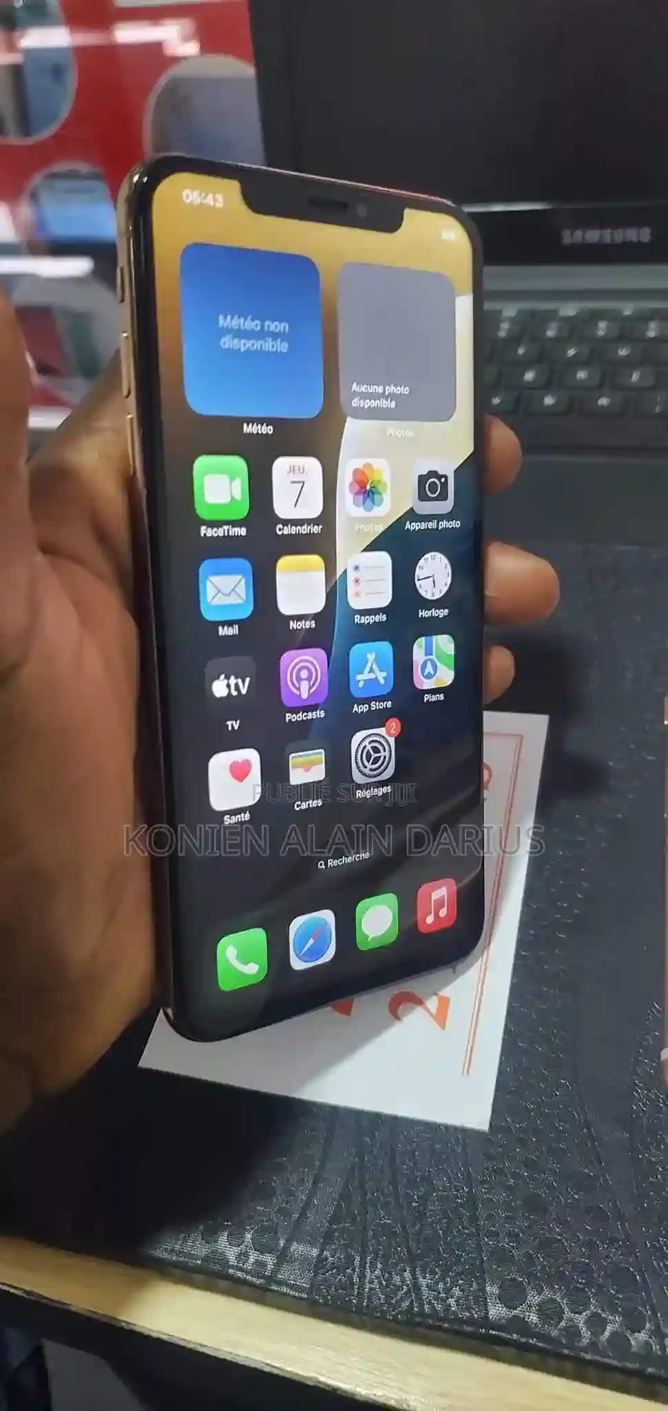 Pomme Iphone XS Max 256 GB Doré - Vue 1