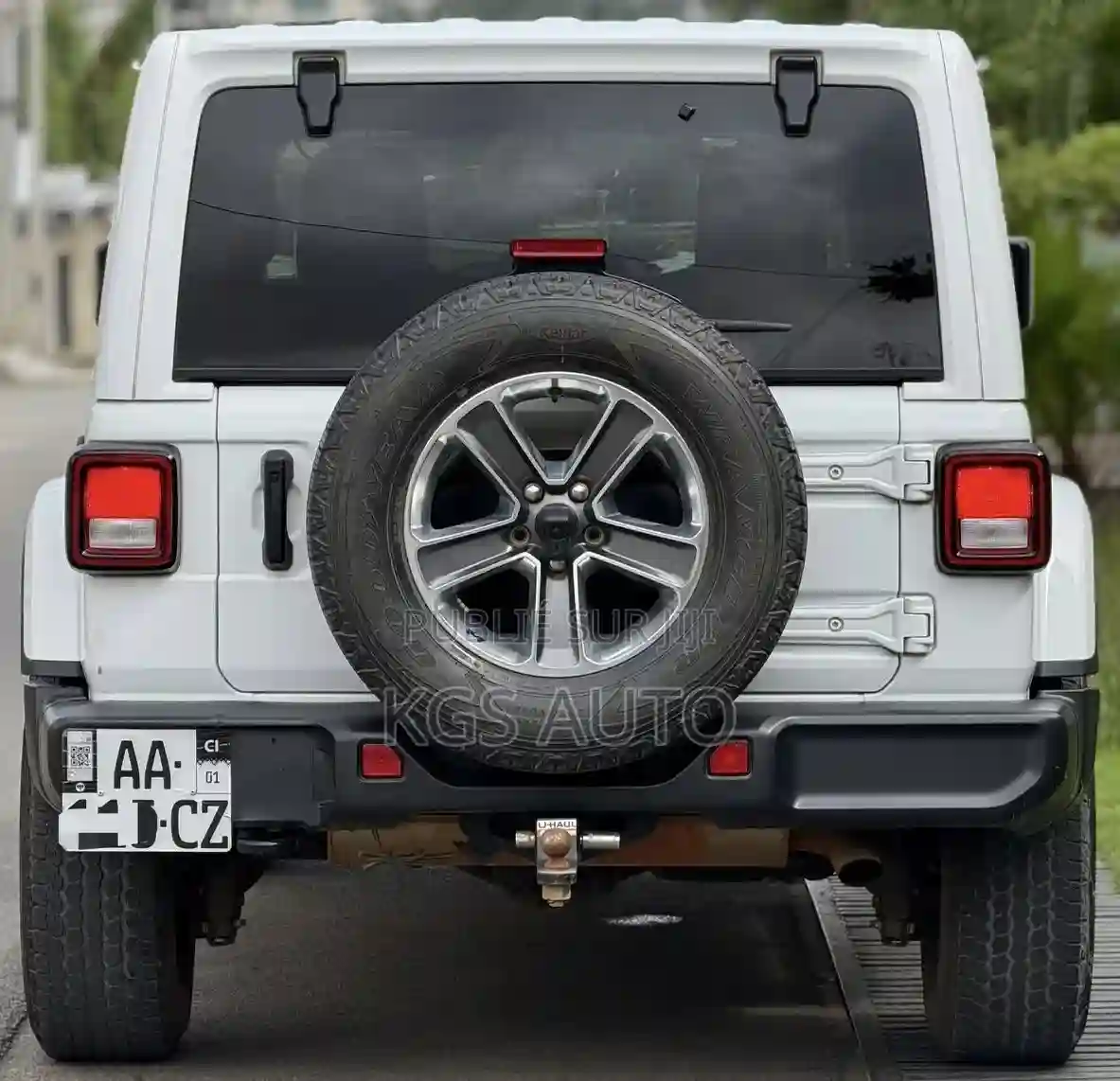 Jeep Wrangler Sahara 4 Door 4x4 2023 Blanc - Vue 5