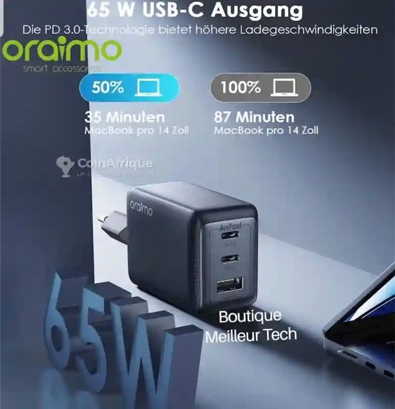 Chargeur Oraimo Ultra - Vue 2