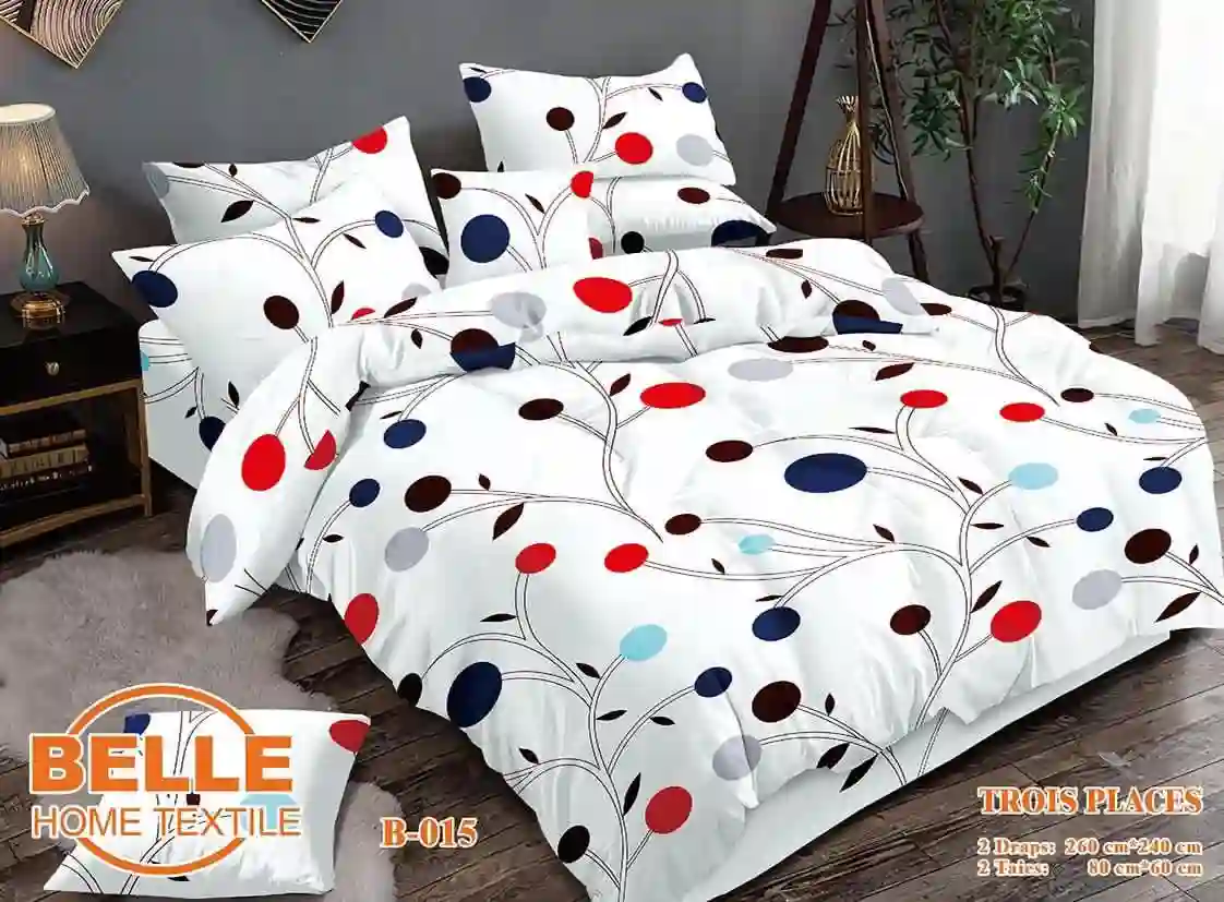 DRAPS DE 3 PLACES DE QUALITÉ SUPÉRIEURE - Vue 2