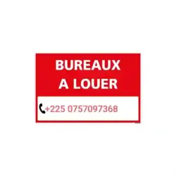 À Louer Bureau Open Space 270m² à Marcory sur le Boulevard VGE