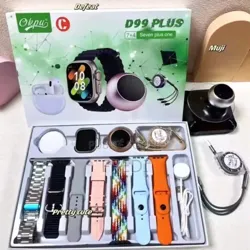 Ensemble Montre Connectée D99 (10 en 1) ( Multi Accessoires)