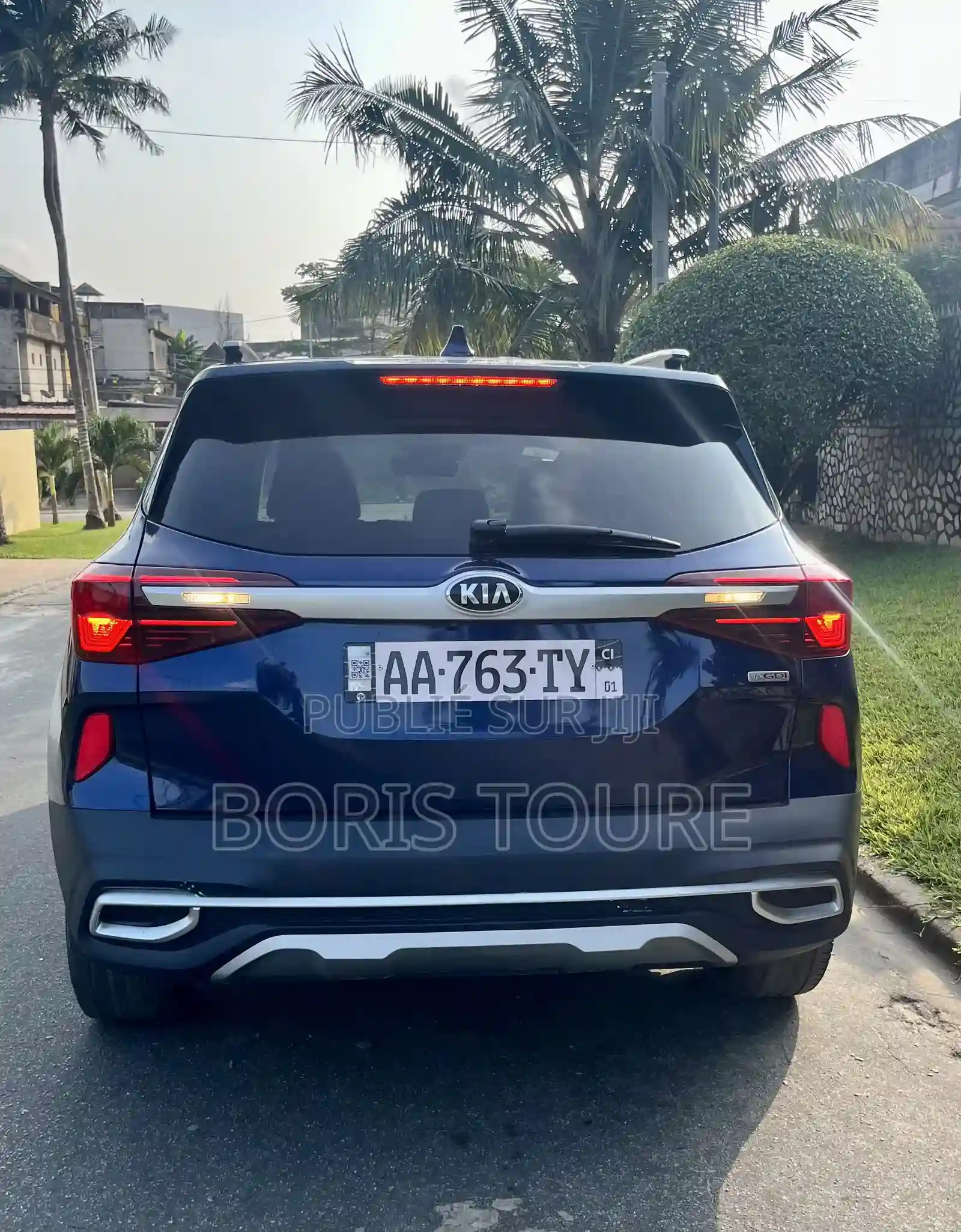 Kia Seltos 16 T-gdi 2021 Blue - Vue 3