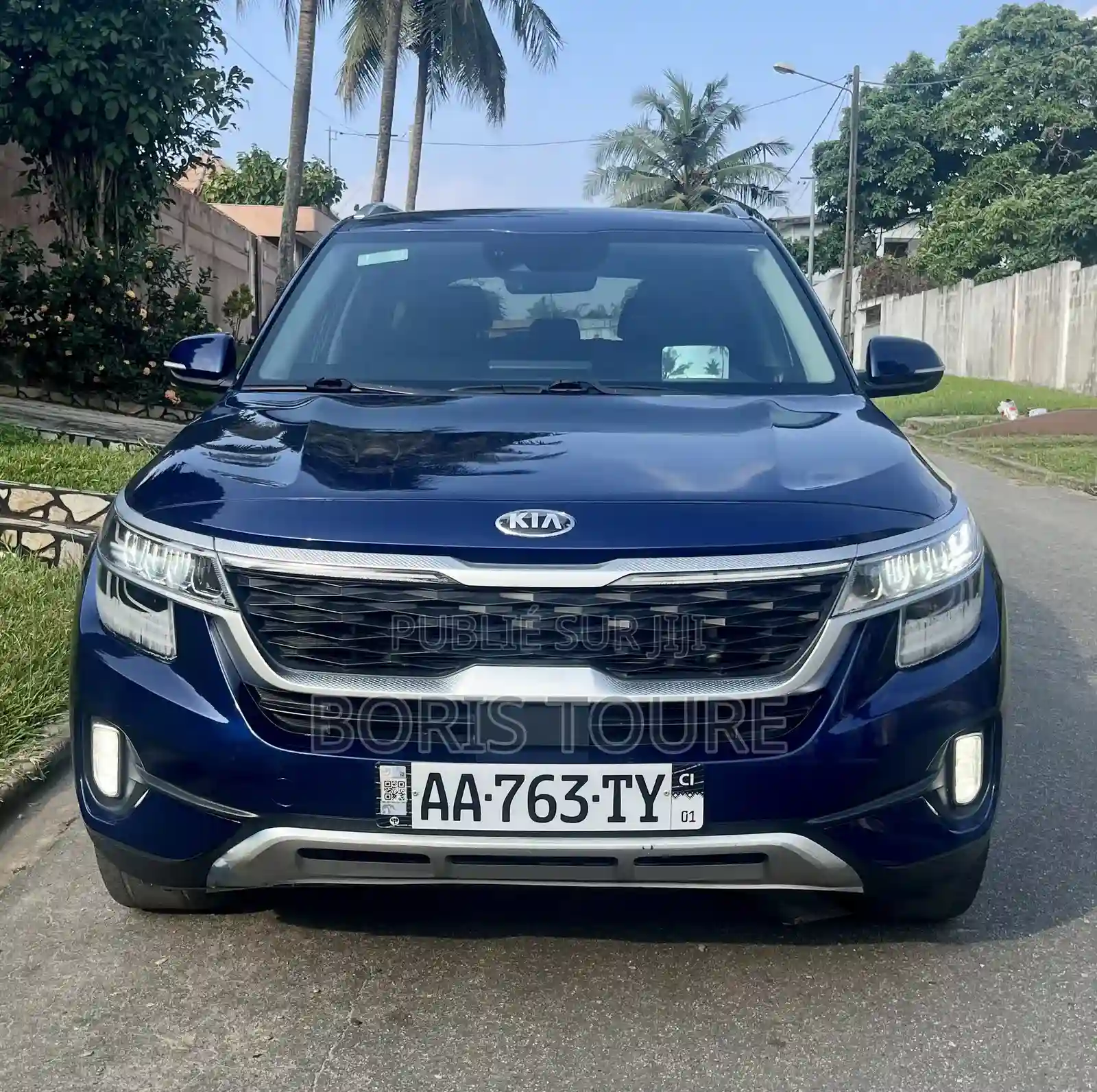 Kia Seltos 16 T-gdi 2021 Blue - Vue 4