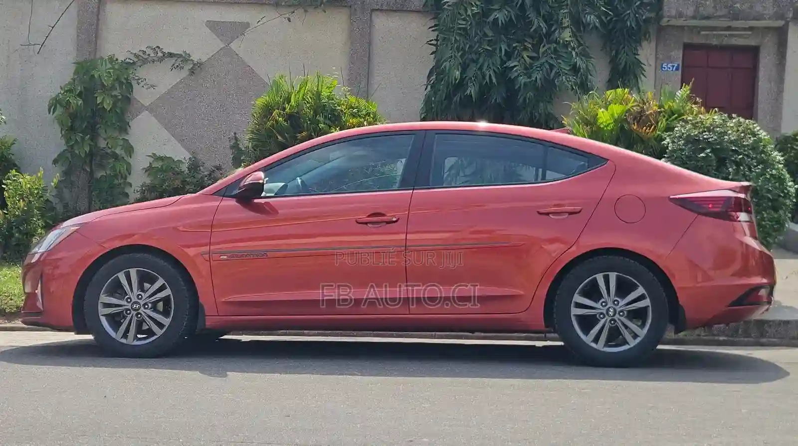 Hyundai Elantra 2020 Orange - Vue 11