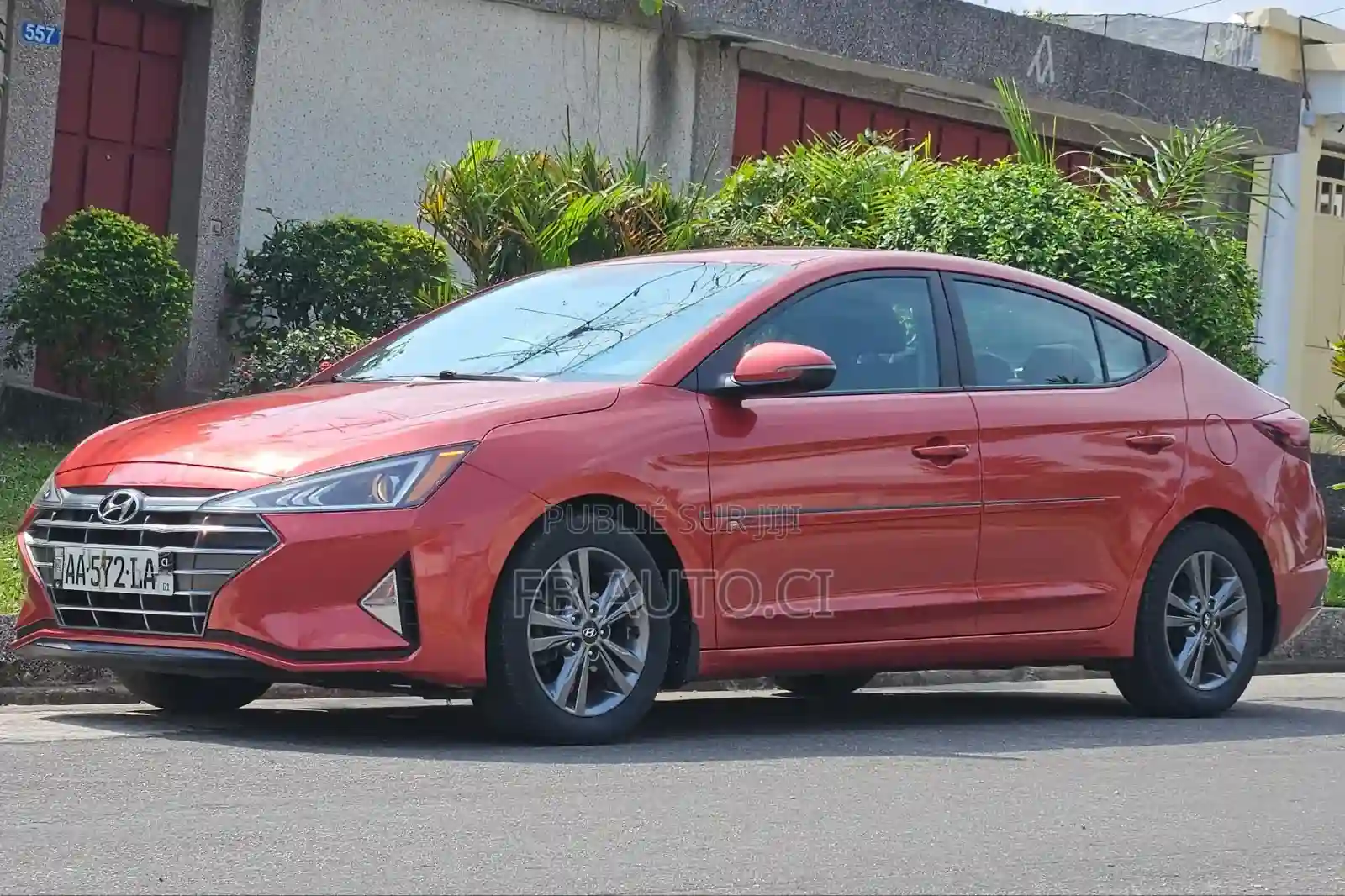 Hyundai Elantra 2020 Orange - Vue 9