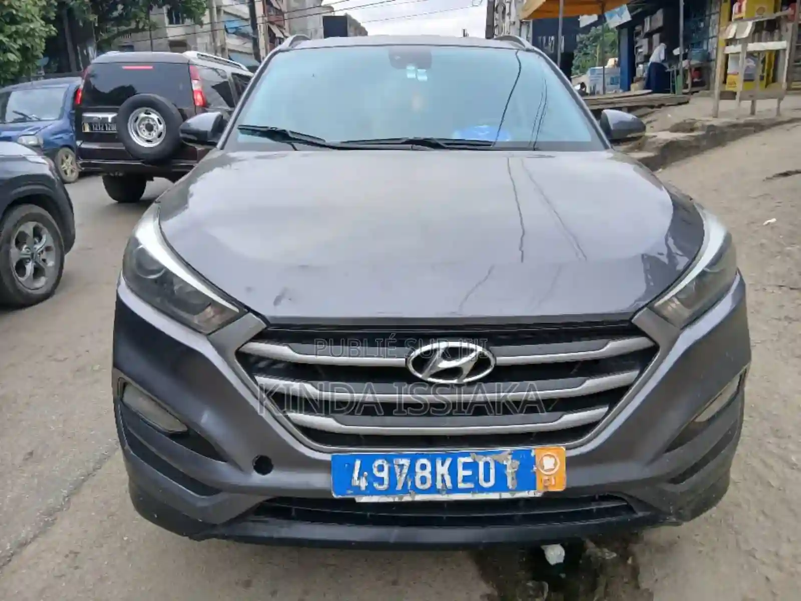 Hyundai Tucson Eco AWD 2016 Gris - Vue 1