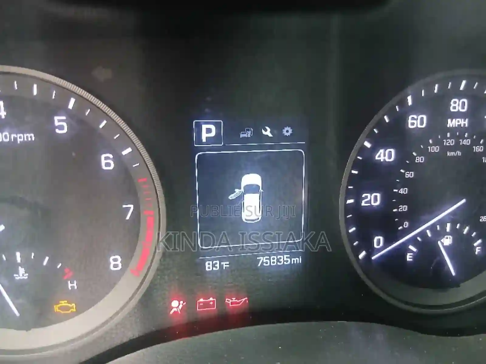 Hyundai Tucson Eco AWD 2016 Gris - Vue 5