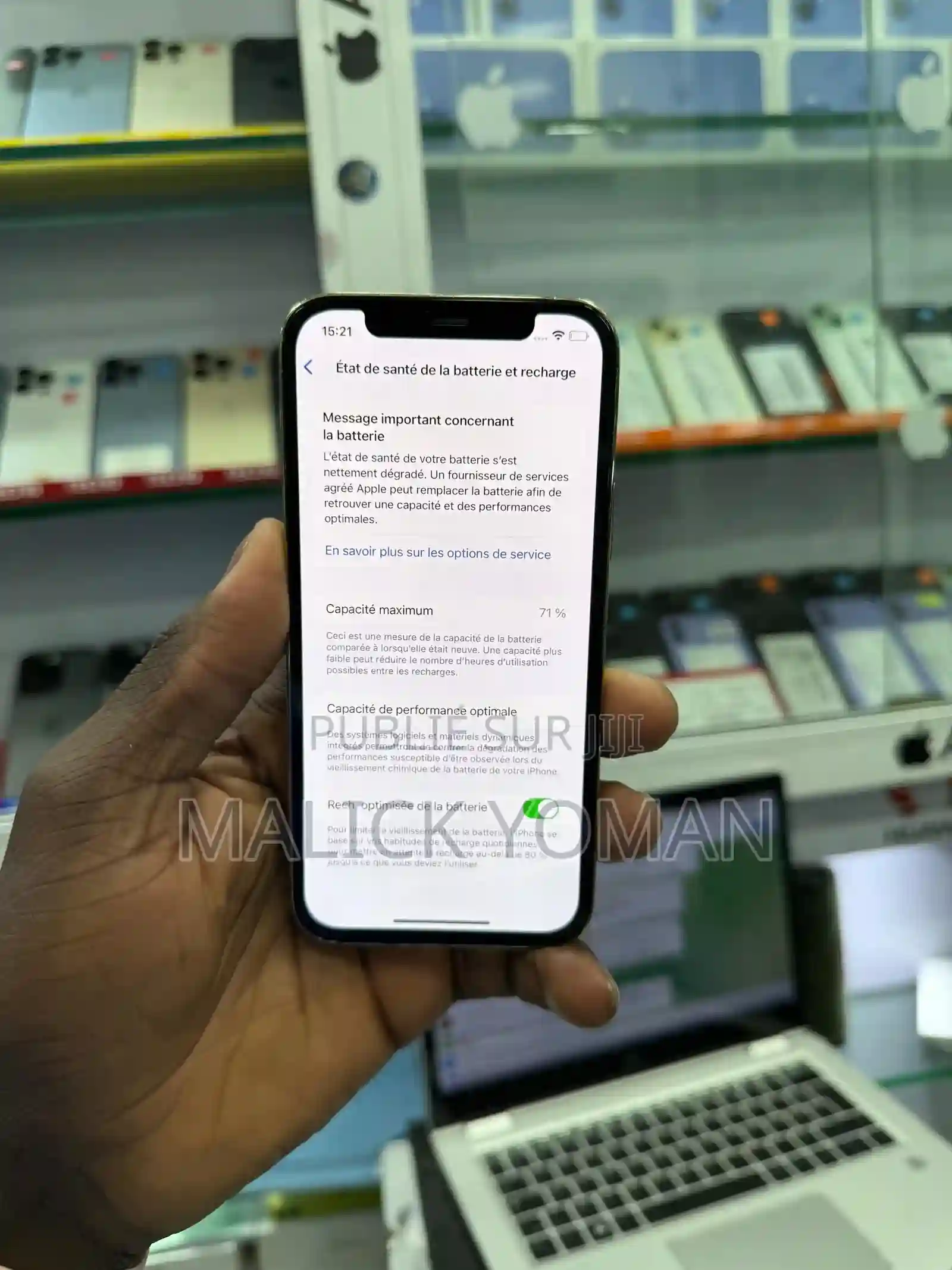 Pomme Iphone 12 Pro 128 GB Doré - Vue 2