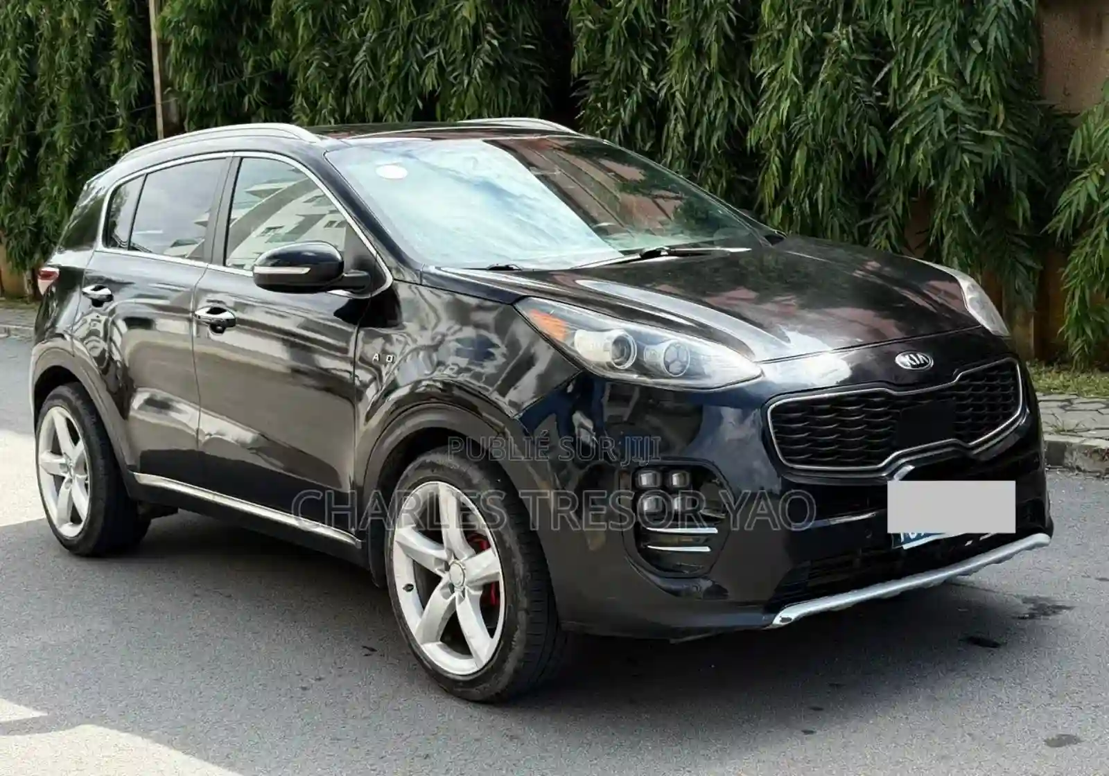 Kia Sportage EX AWD 2018 Noir - Vue 1