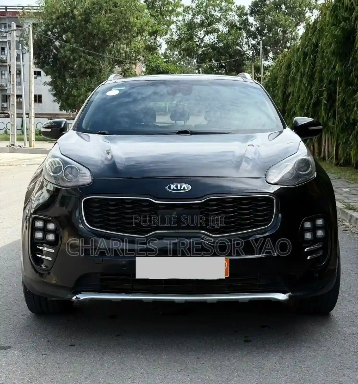 Kia Sportage EX AWD 2018 Noir - Vue 4