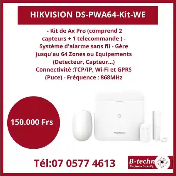 DÉCOUVREZ LA SÉCURITÉ INTELLIGENTE AVEC NOS KITS HIKVISION DS - Vue 1