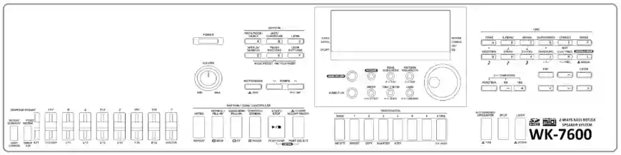 Piano Arrangeur Casio Wk7600 - Vue 1