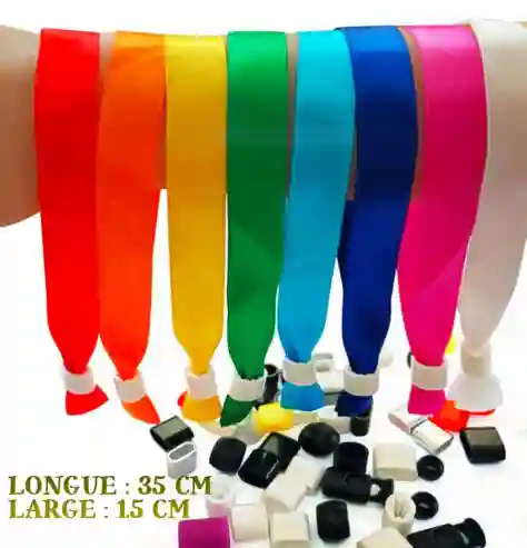 Bracelet Évènementiel en Tissus - Vue 1