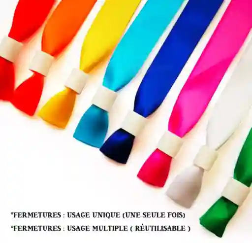 Bracelet Évènementiel en Tissus - Vue 3