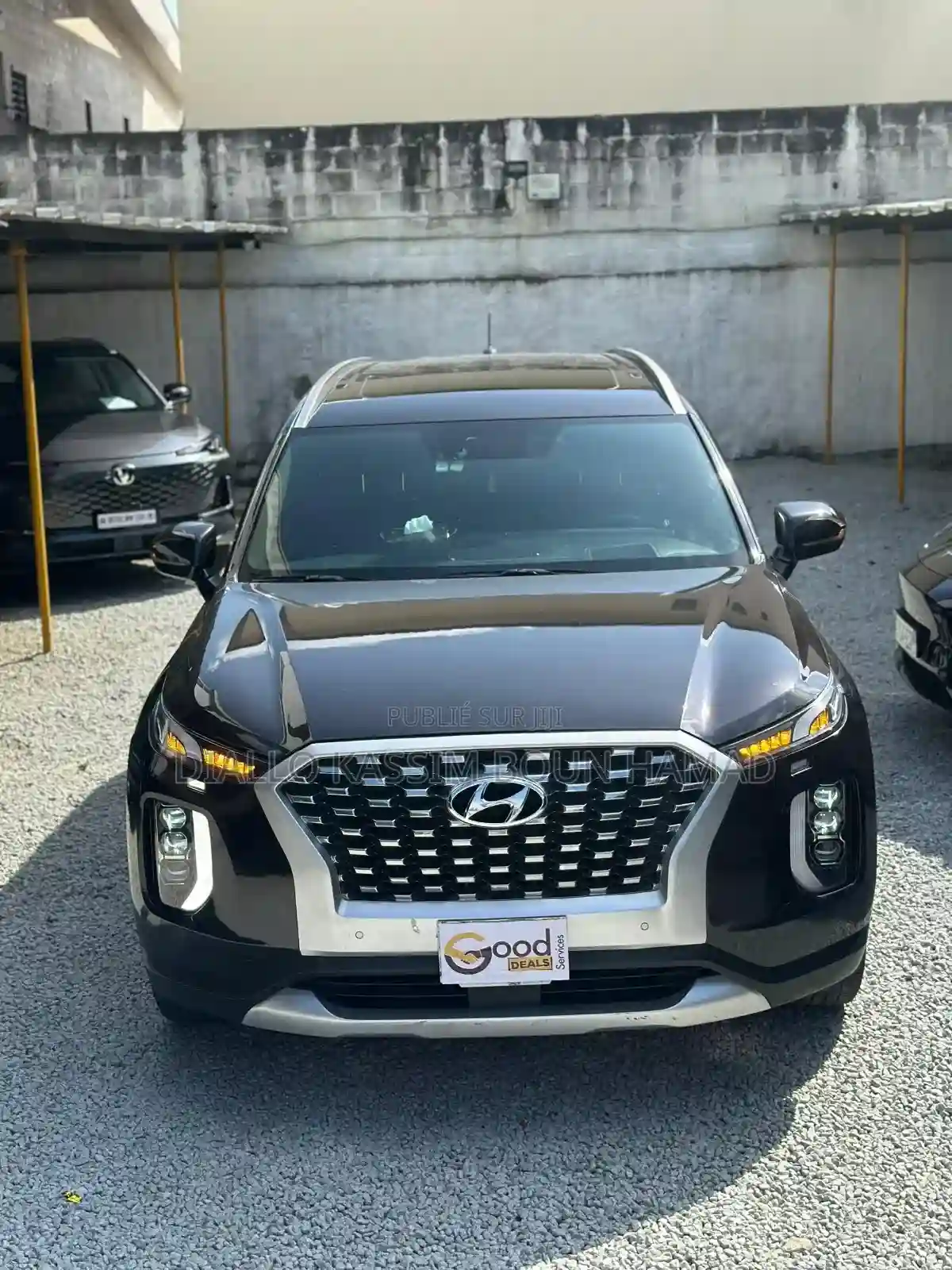 Hyundai Palissade 2022 Noir - Vue 3