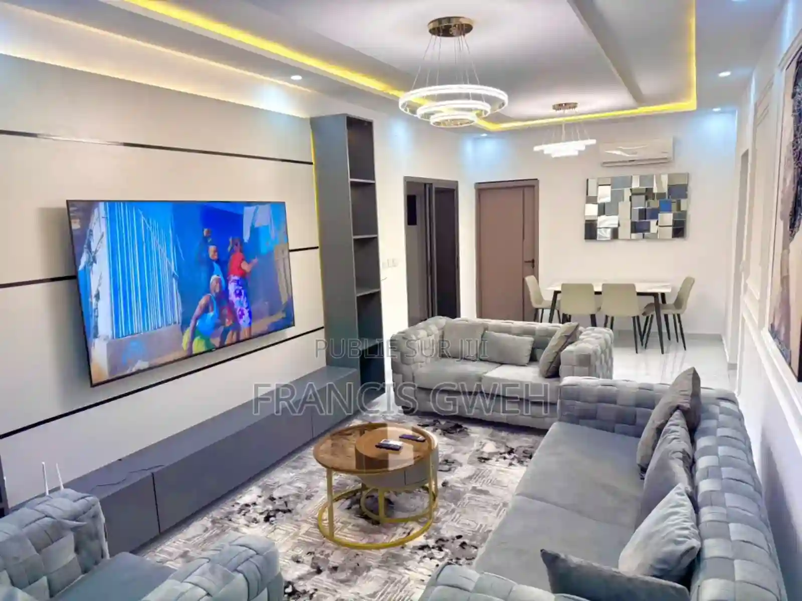 Furnished 2chbre Appartement Dans Francis Gweh Cocody à Louer - Vue 3