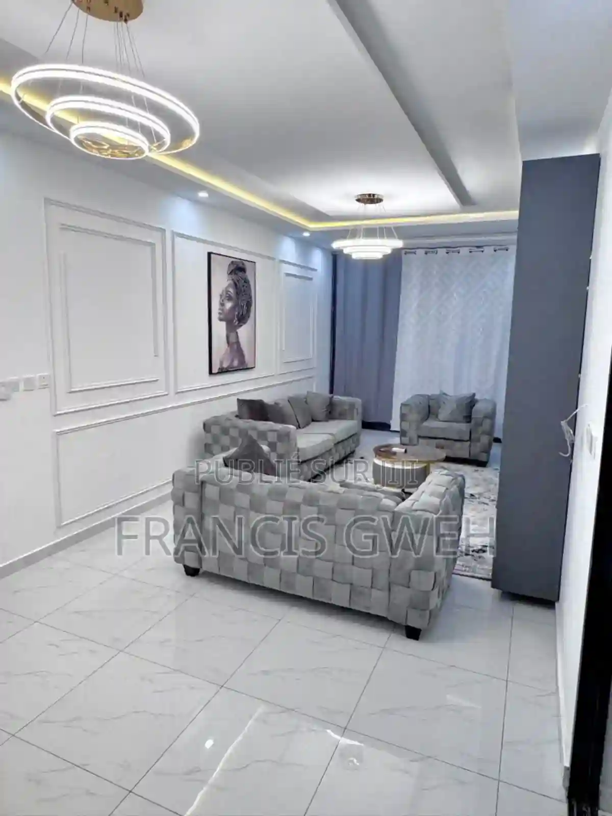 Furnished 2chbre Appartement Dans Francis Gweh Cocody à Louer - Vue 8