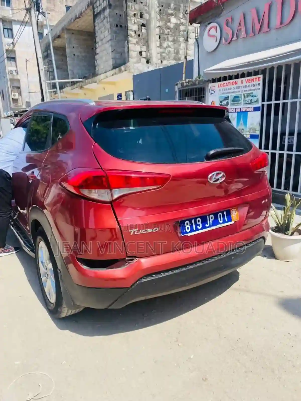 Hyundai Tucson Eco AWD 2017 Rouge - Vue 1