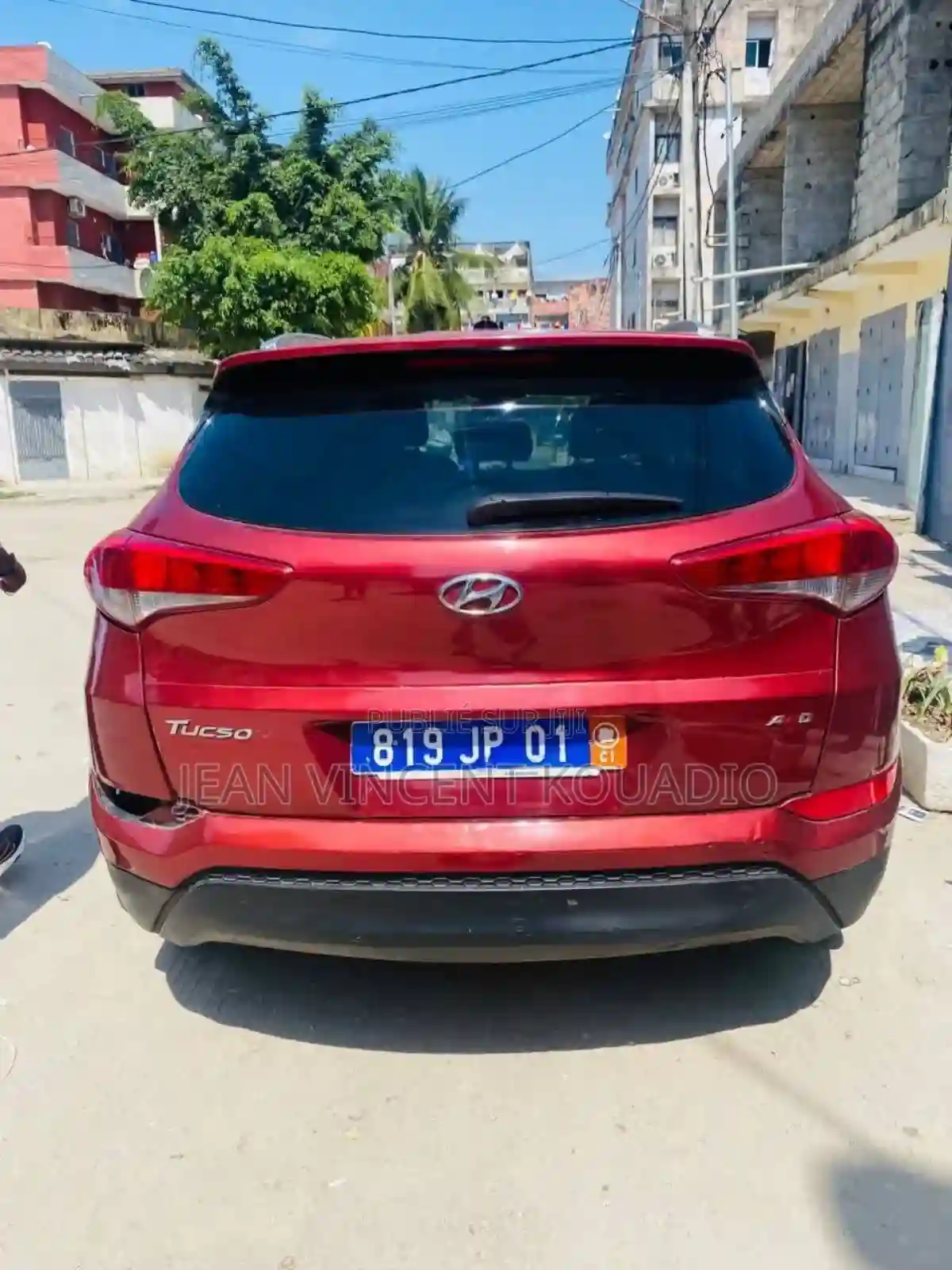 Hyundai Tucson Eco AWD 2017 Rouge - Vue 2
