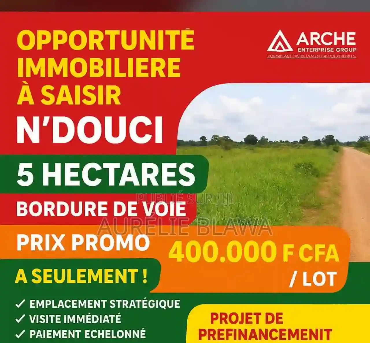 Terrain en Vente a Ndouci