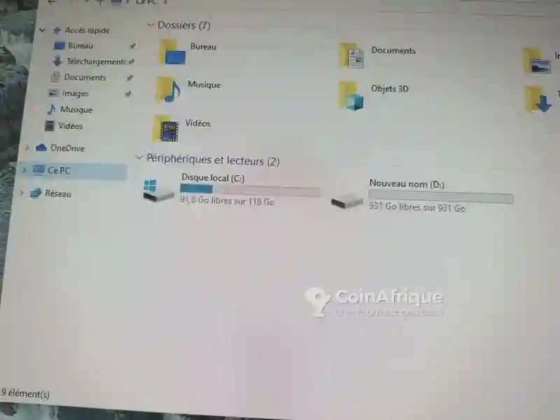 PC HP all in one i3 de 9th gen ssd et hdd 1 Tera - Vue 5