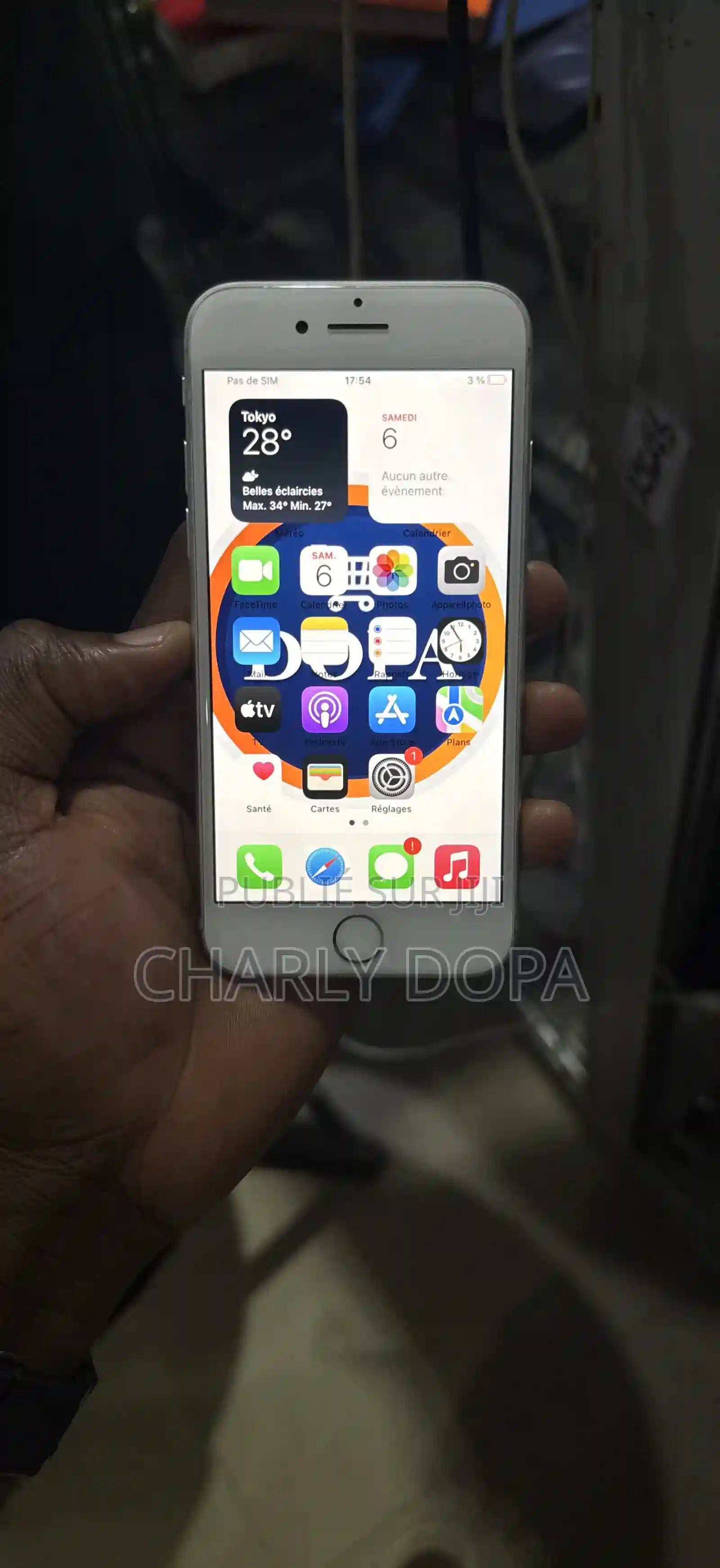 Apple Iphone 7 32 GB Argenté - Vue 2