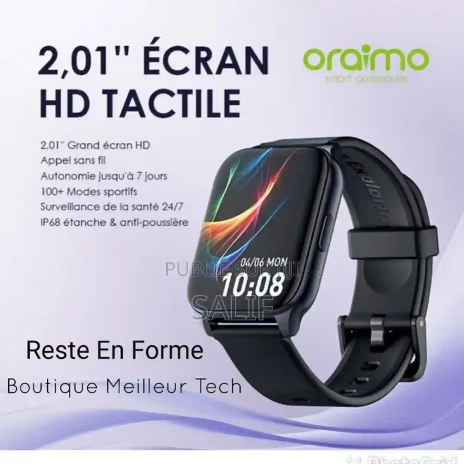 Montre Connectée Oraimo - Vue 3