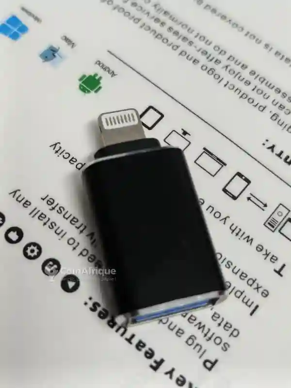 Adaptateur USB Iphone - Vue 1