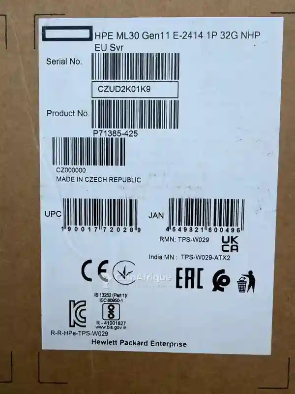 Serveur HP HPE ML 30 Gen 11e-2414 1P NHP 32gb - Vue 2