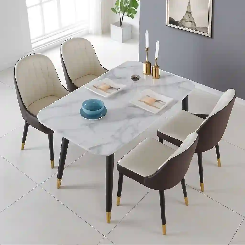 Table a mangé 4 places et 6 places  - Vue 4