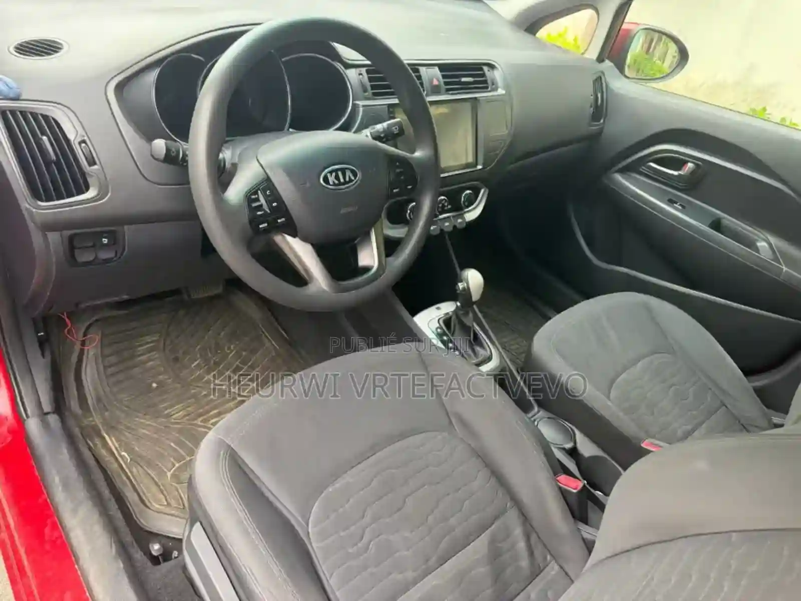 Kia Rio EX 4dr Sedan (16l 4cyl 6A) 2012 Rouge - Vue 1
