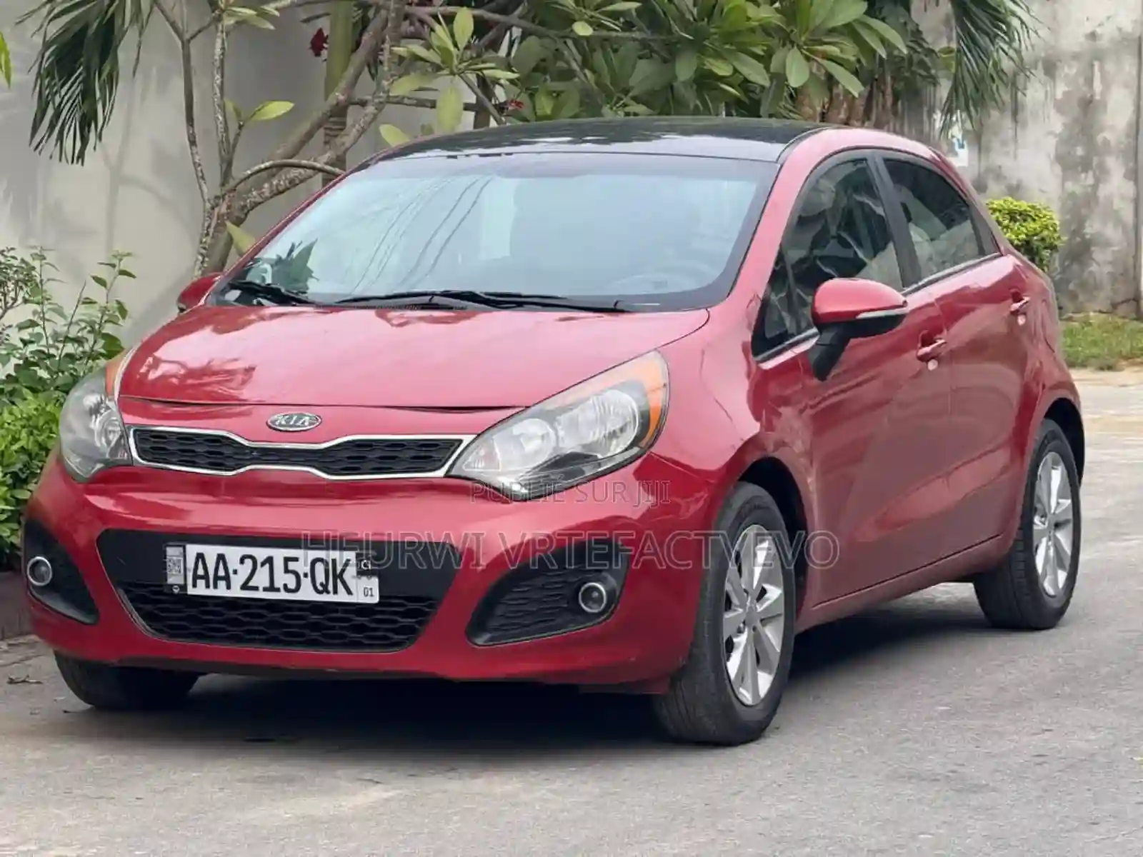 Kia Rio EX 4dr Sedan (16l 4cyl 6A) 2012 Rouge - Vue 2