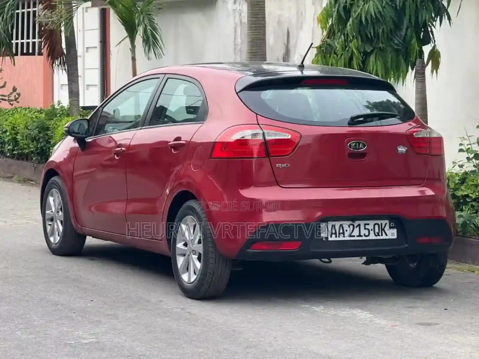 Kia Rio EX 4dr Sedan (16l 4cyl 6A) 2012 Rouge - Vue 9