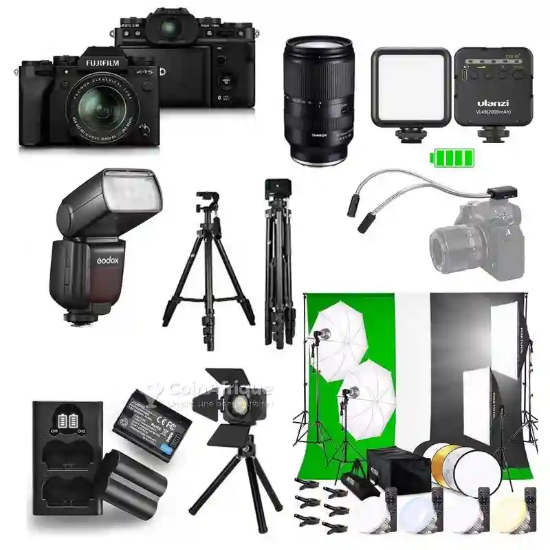 Kit Studio Photo Complet + Accessoires pro - Vue 1