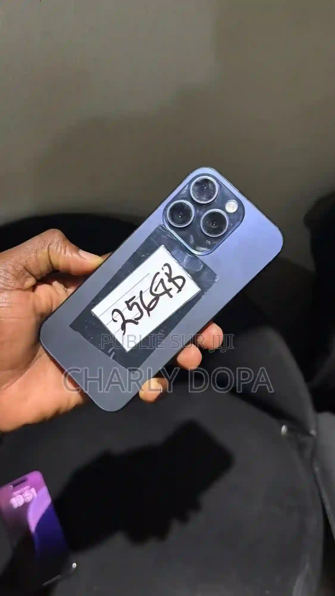 Pomme Iphone 15 Pro 256 GB Bleu