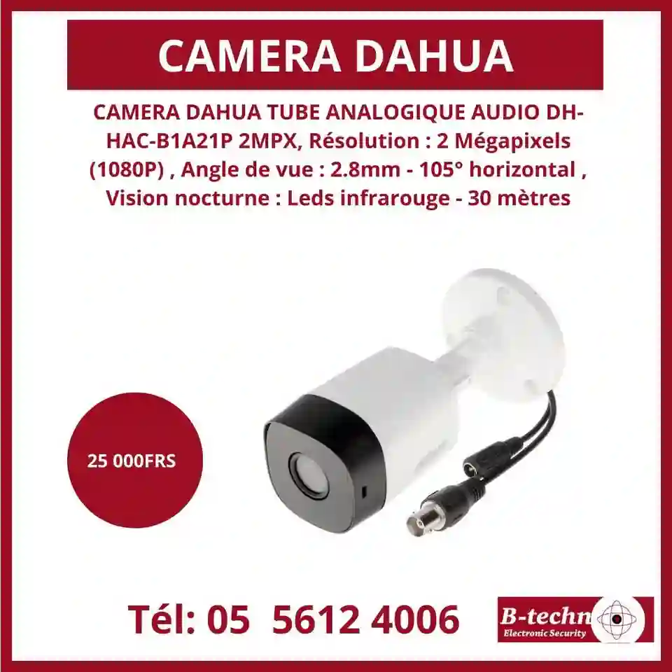 CAMERA DE SURVEILLANCE DE MARQUE DAHUA 