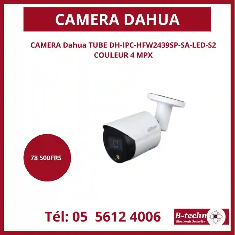 CAMERA DE SURVEILLANCE DE MARQUE DAHUA  - Vue 1