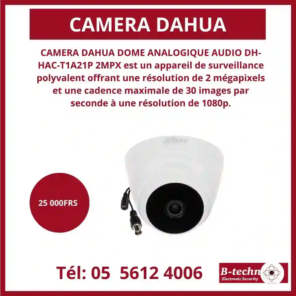 CAMERA DE SURVEILLANCE DE MARQUE DAHUA  - Vue 3