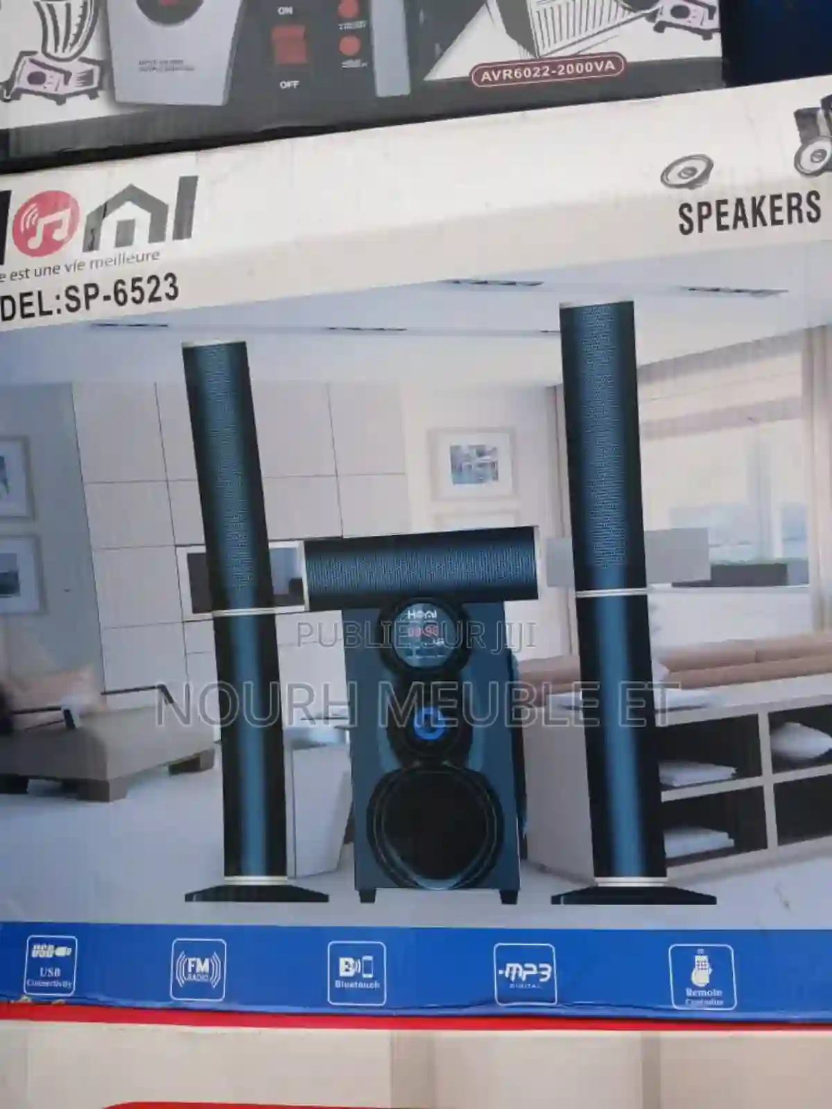 Woofer Homi 3 Baffes Avec Bluetooth