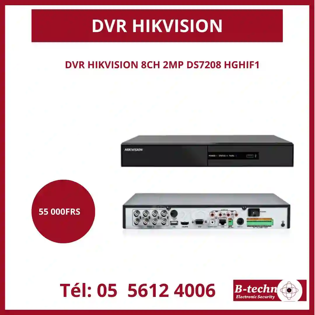 DVR HIKVISION A VENDRE POUR UNE SÉCURITÉ OPTIMALE - Vue 2