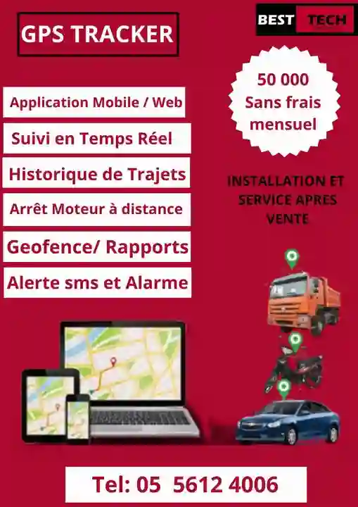 VENTE DE GPS TRACKER VEHICULE A TRES BON PRIX N°1 à Abidjan
