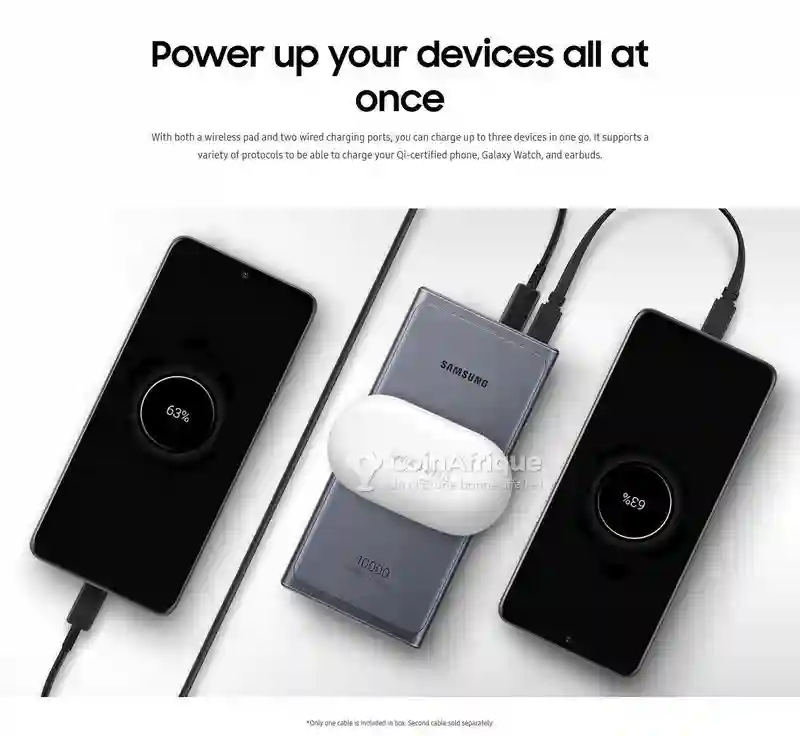 Power Bank Samsung 25w Et Wireless Charge 10000mah - Vue 3