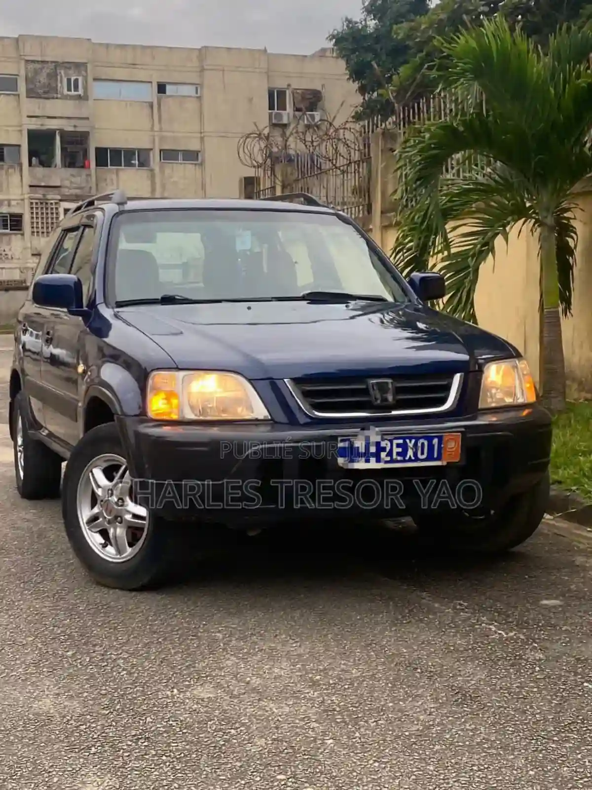 Honda Cr-v 2003 Blue - Vue 1