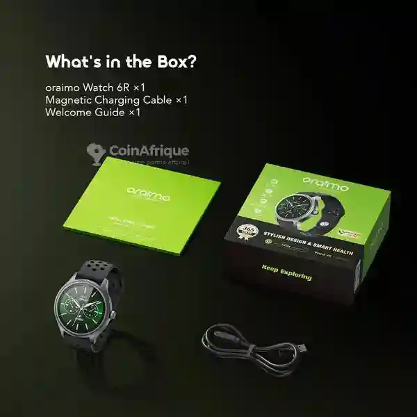 Oraimo Watch 6R Montre Connectée 139'' Anti-rayures - Vue 1
